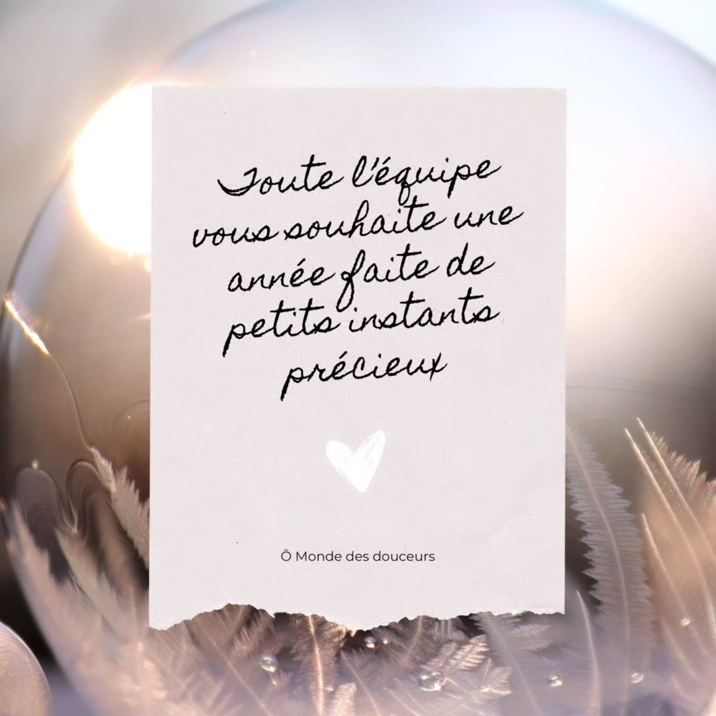 Ô Monde des Douceurs